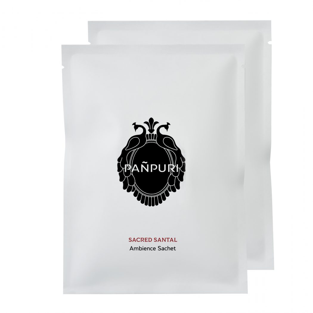 PAÑPURIのアンビエンスサシェ〈サンダルウッド〉リフィル。サンダルウッドとオリスルートが香る、静寂と温もりを感じる詰替え用サシェ。
